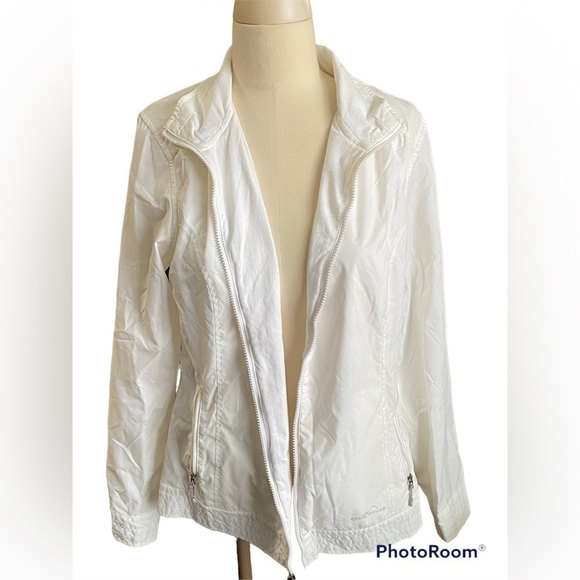 EDDIE Bauer Active Women’s Track Jacket Size Large vintage - Picture 2 of 6